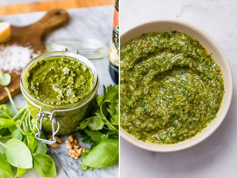 Como fazer molho pesto vegano de manjericão Como fazer em casa Como fazer molho pesto vegano de manjericão Como fazer em casa