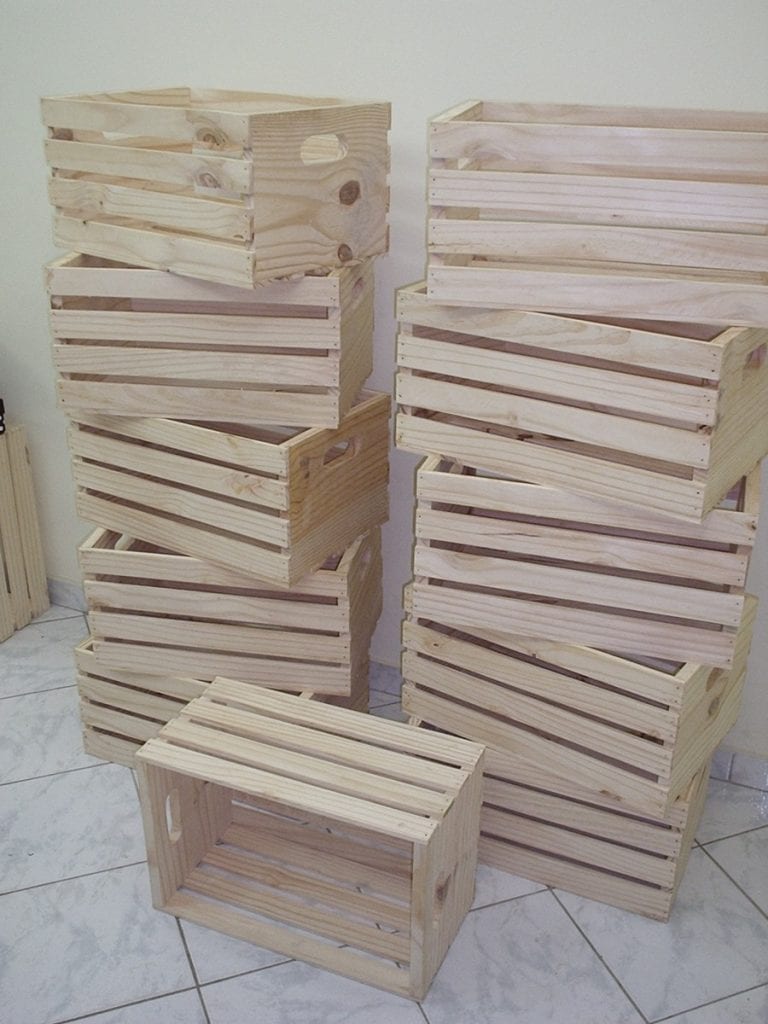 Caixotes de madeira