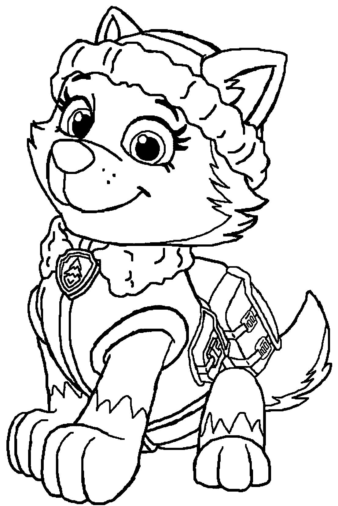 Desenho para colorir de Patrulha Canina