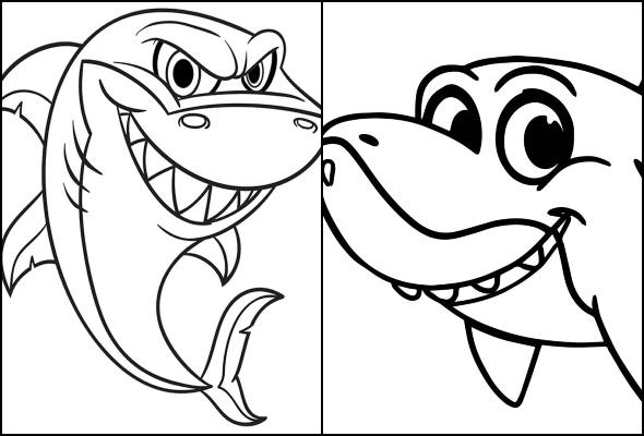 50+ Desenhos do Baby Shark para colorir - Dicas Práticas