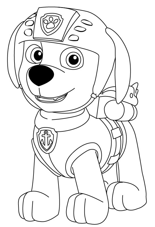 Desenhos de Patrulha Canina para colorir