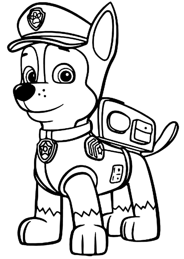 40 Desenhos De Patrulha Canina Para Colorir Como Fazer Em Casa 4051