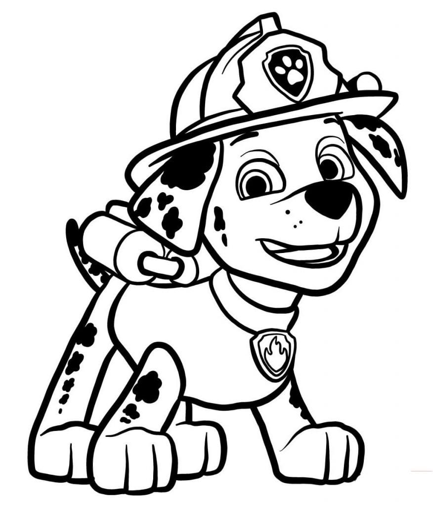 50+ Desenhos de Patrulha Canina para colorir - Como fazer em casa