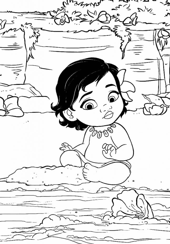 30 Desenhos De Moana Para Pintar E Colorir Como Fazer Em Casa 