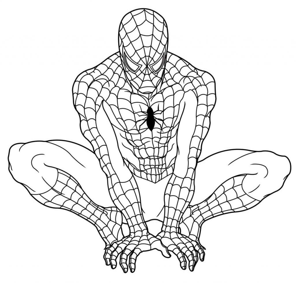 30+ Desenhos de Homem-Aranha para colorir - Como fazer em casa