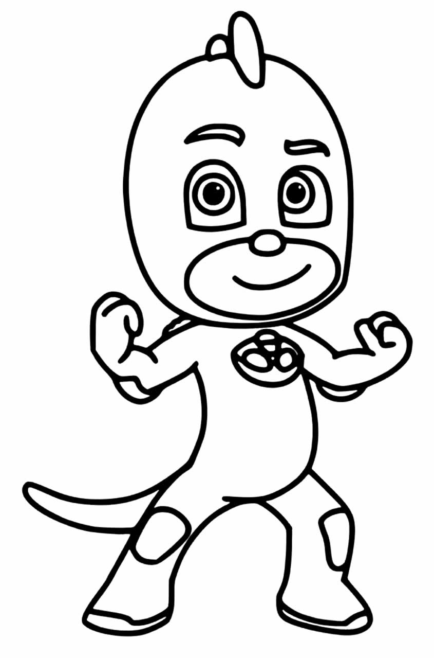 Desenho para colorir de PJ Masks