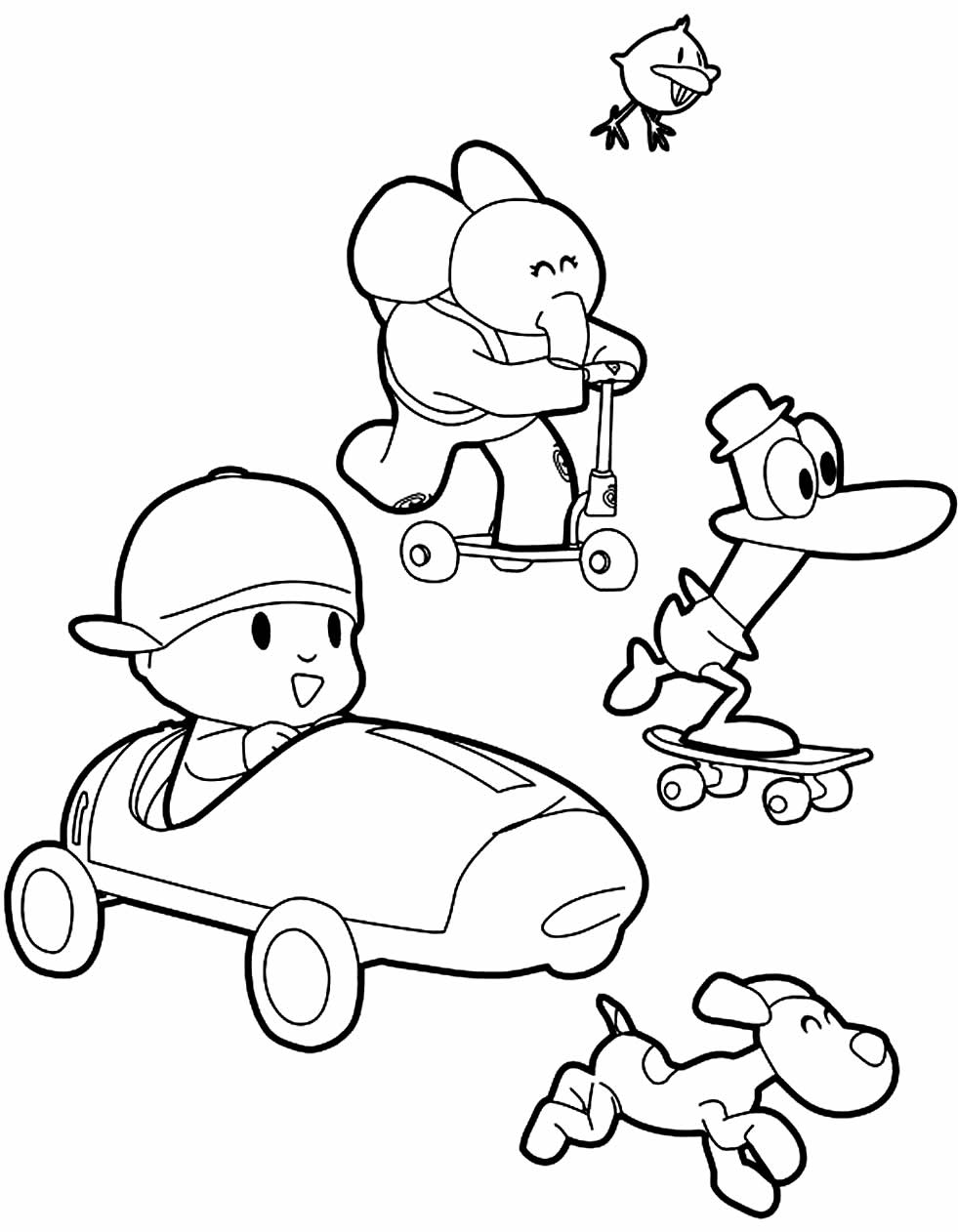 30+ Desenhos do Pocoyo para colorir - Como fazer em casa  Pocoyo para  colorir, Imagens de personagens disney, Páginas para colorir da disney