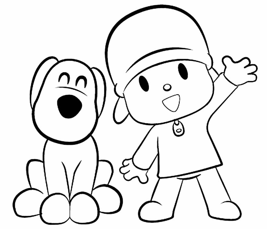 30+ Desenhos do Pocoyo para colorir - Como fazer em casa