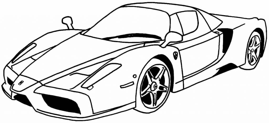 Desenhos de carros de corrida para colorir - Como fazer em casa