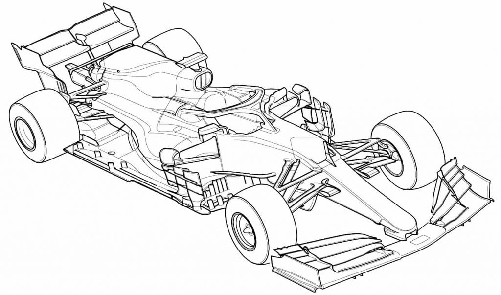 Desenhos de carros de corrida para colorir - Como fazer em casa