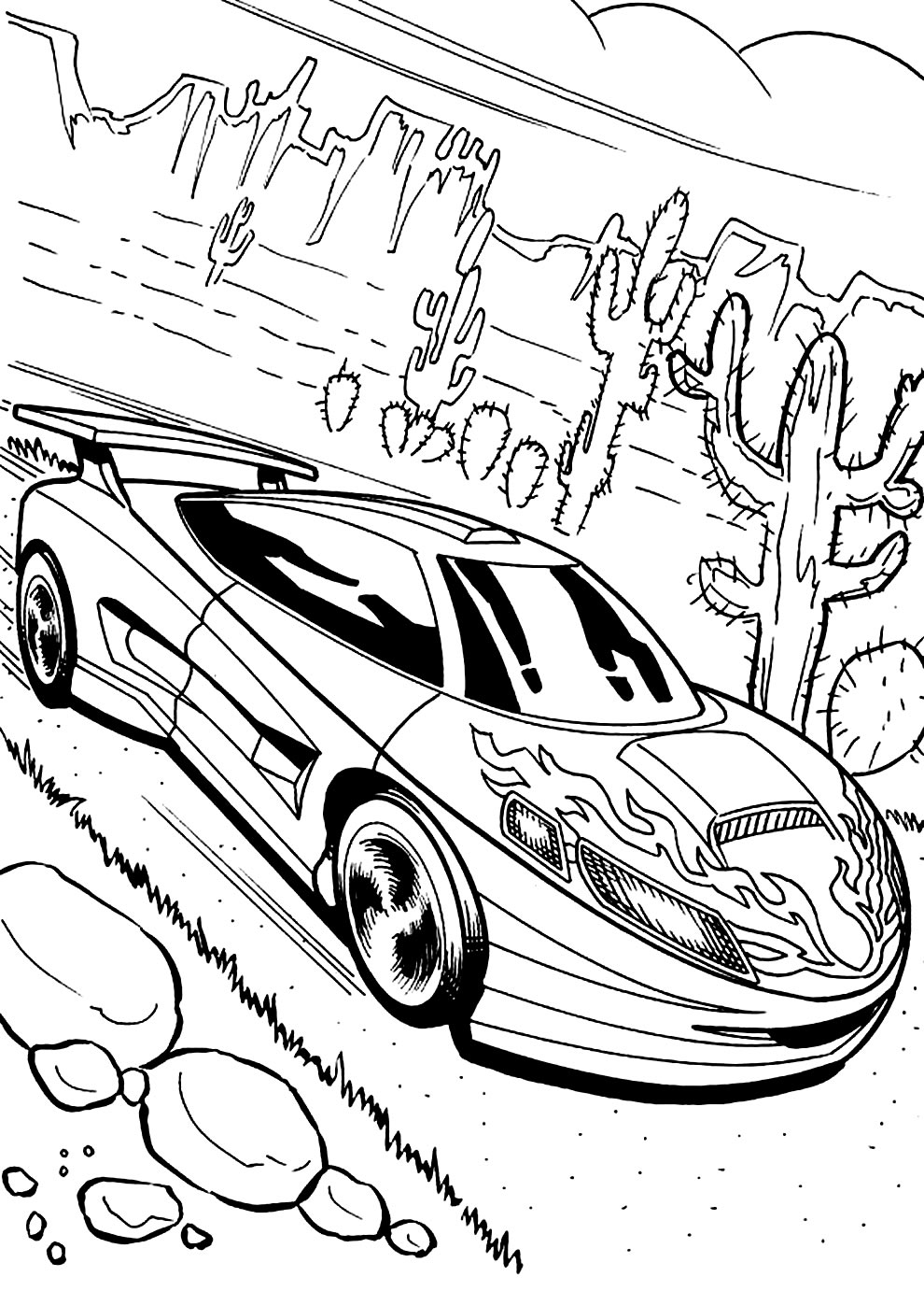 Desenhos de carros de corrida para colorir - Como fazer em casa