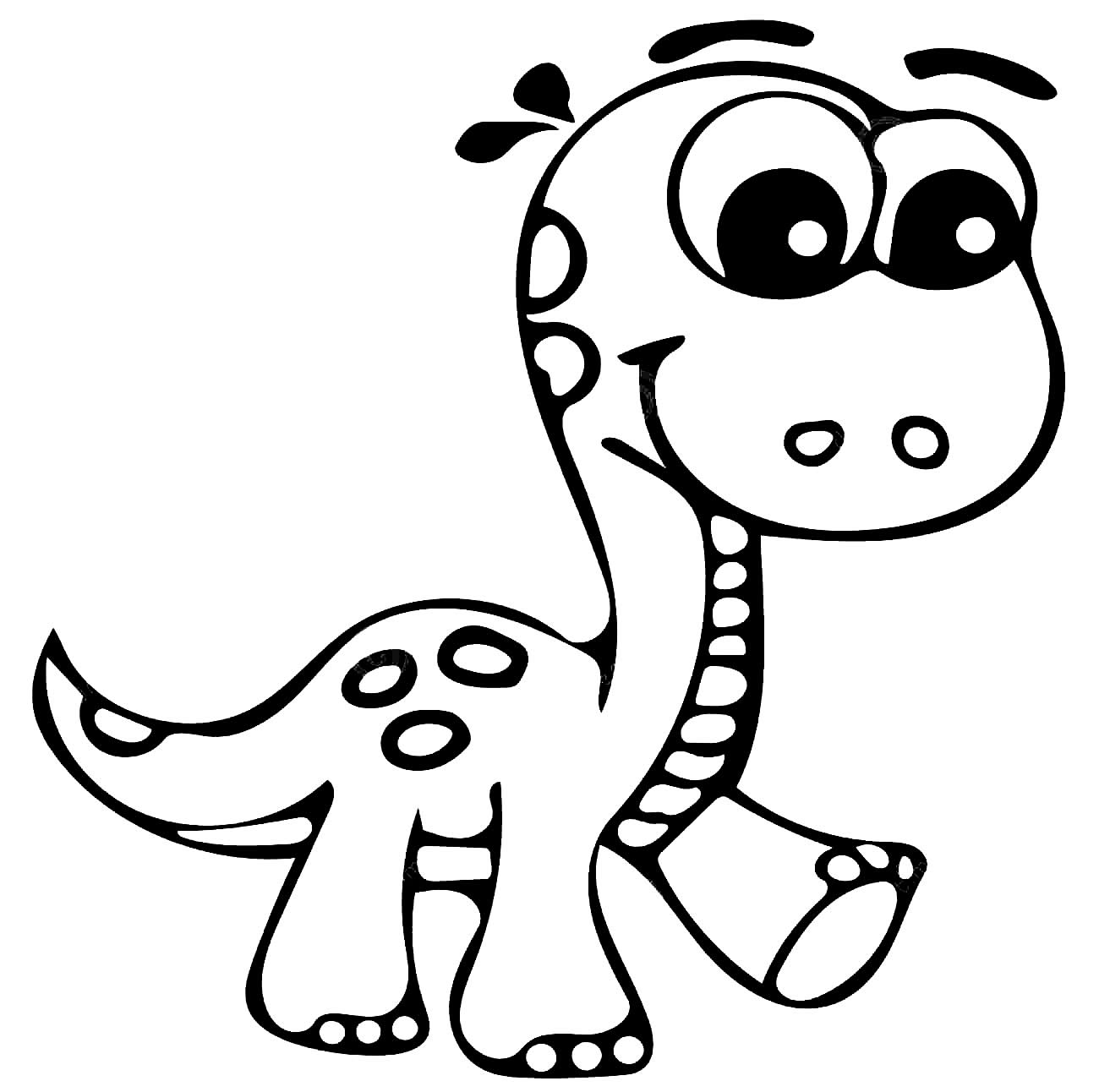 Desenho de dinossauro para píntar