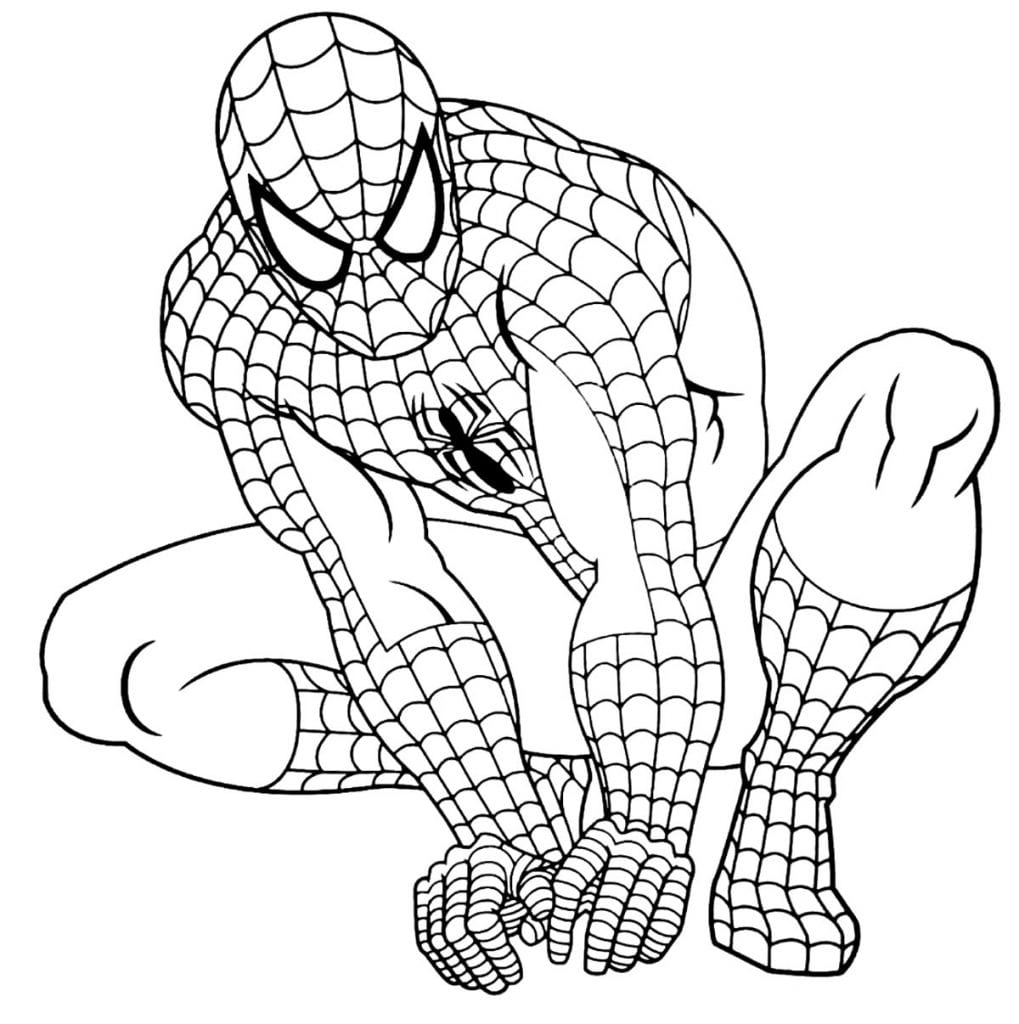 30+ Desenhos de Homem-Aranha para colorir - Como fazer em casa