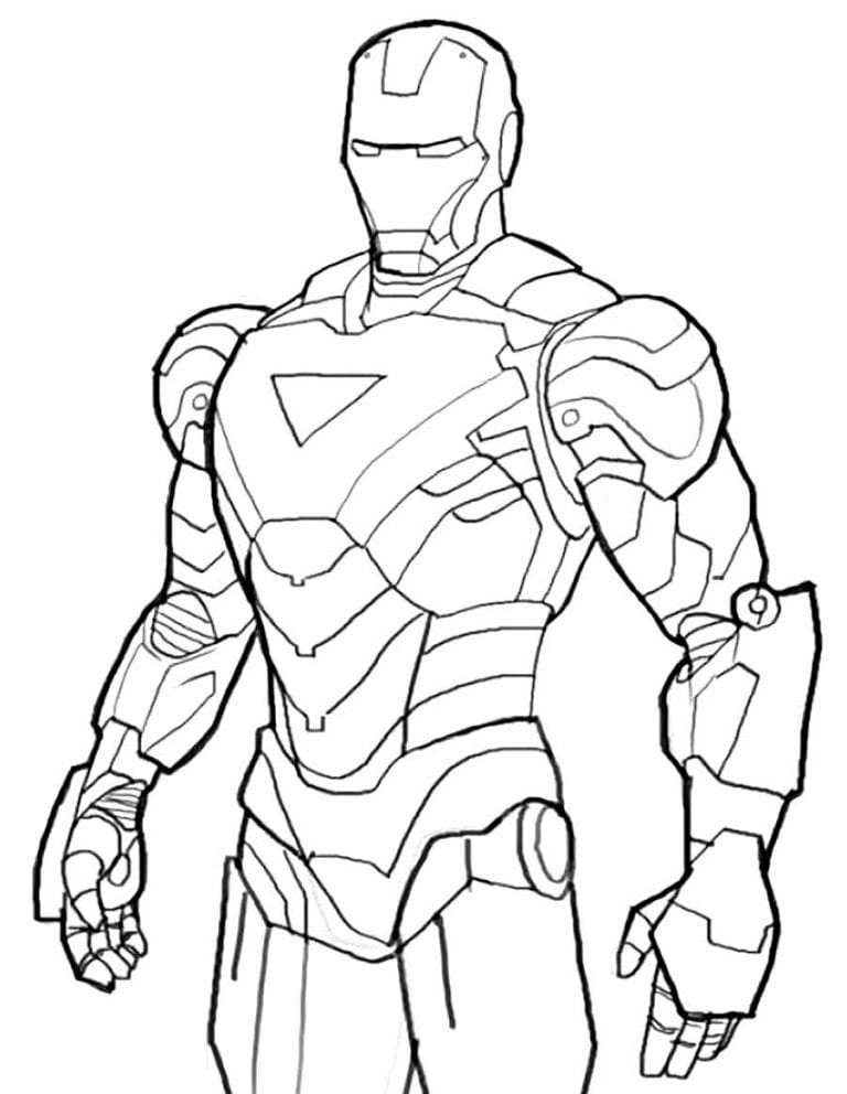 Desenhos de Homem de Ferro para pintar | Como fazer em casa