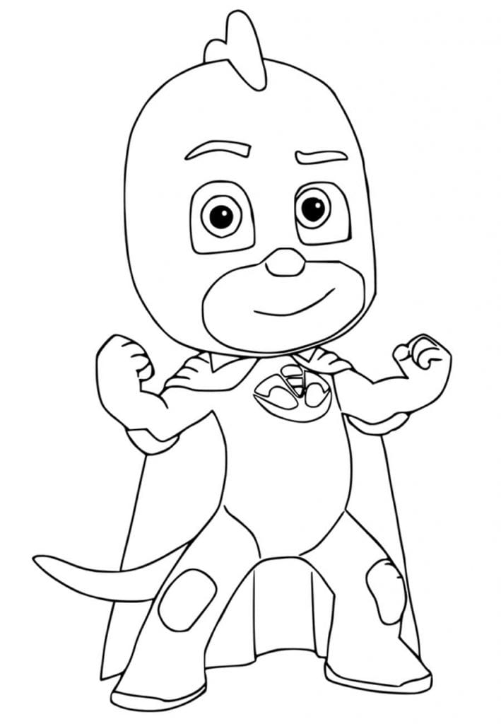 Desenho do PJ Masks para colorir