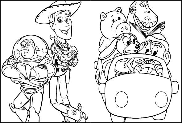 Desenhos de Toy Story para colorir e imprimir