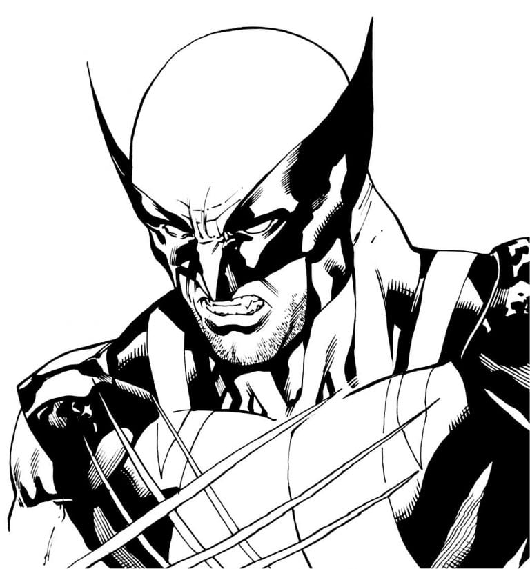 Imagens De Wolverine Para Colorir Como Fazer Em Casa