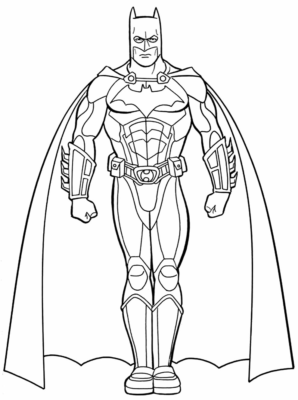 Desenho do Batman para colorir