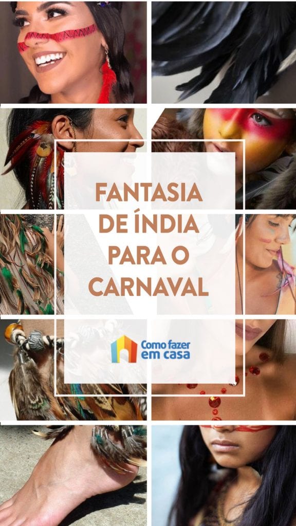 fantasia d eíndia para o carnaval
