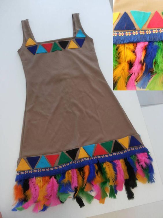 vestido de índia