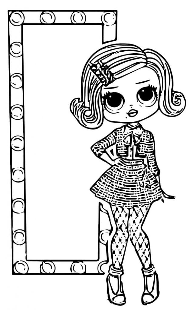 50+ Desenhos da Boneca LOL para colorir - Como fazer em casa
