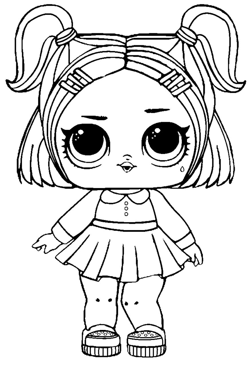 Desenho de Boneca L.O.L. Troublemaker para colorir