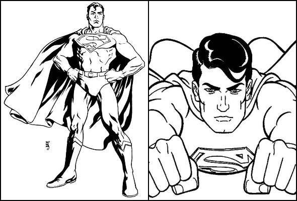 Desenhos de Super-Homem para colorir