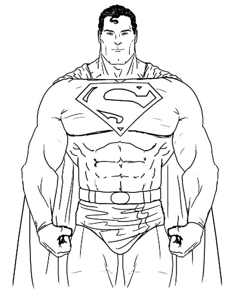 Desenhos de Super-Homem para colorir - Como fazer em casa