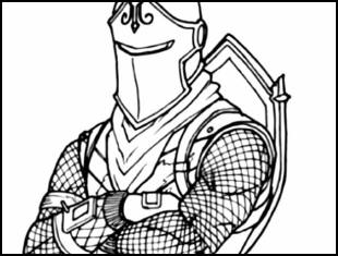 Desenhos de Fortnite para colorir