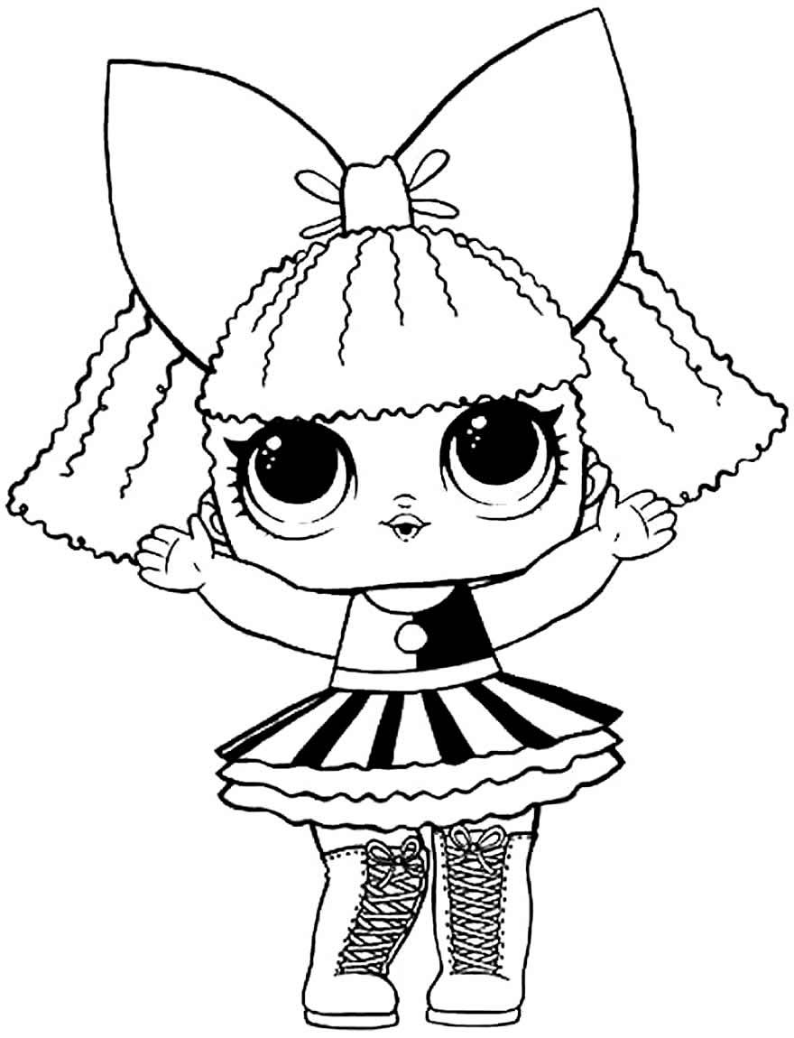 70+ Desenhos para colorir da boneca LOL - Dicas Práticas