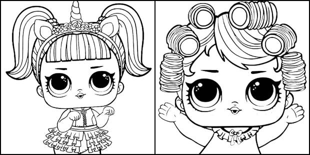 70+ Desenhos para colorir da boneca LOL - Dicas Práticas