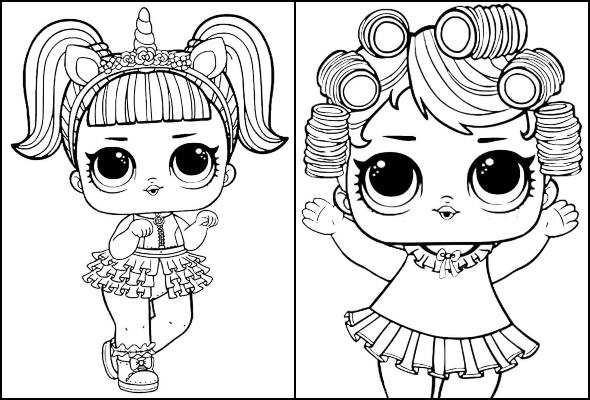 70+ Desenhos para colorir da boneca LOL - Dicas Práticas