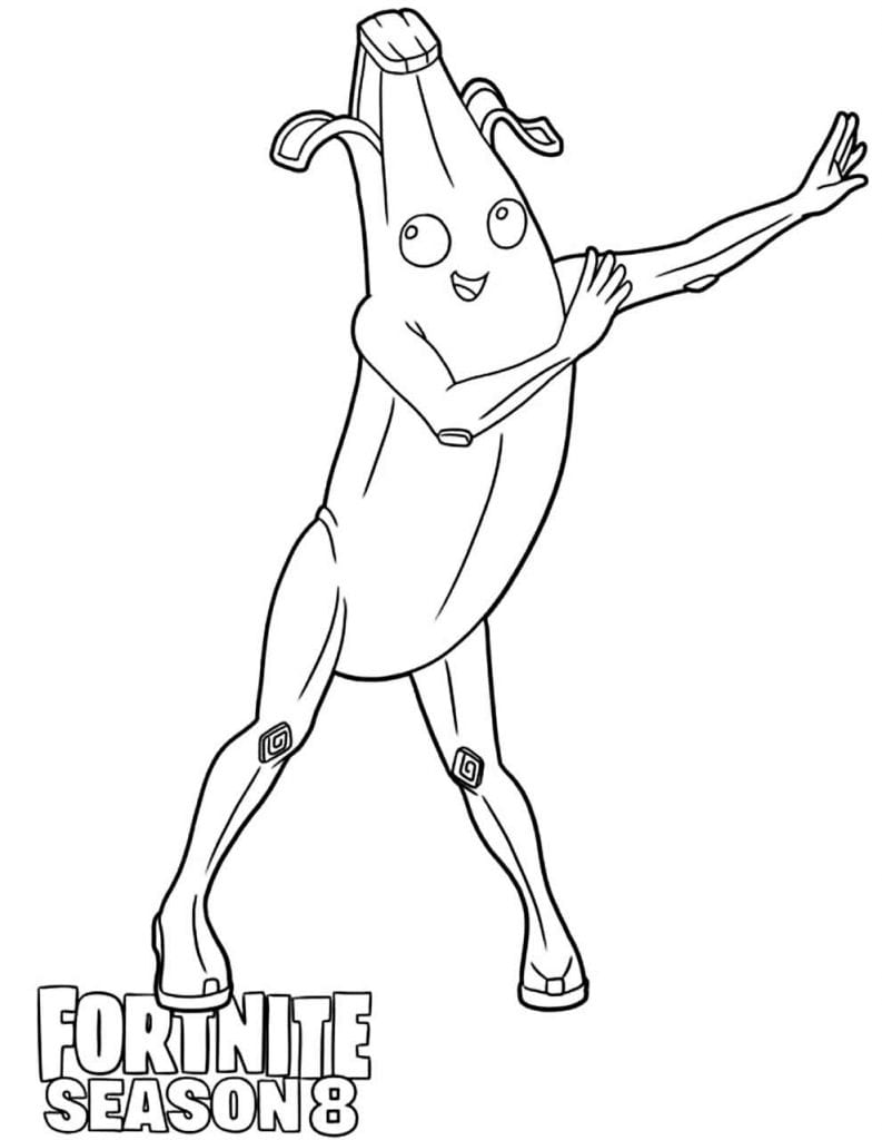 50+ Desenhos de Fortnite para colorir Como fazer em casa