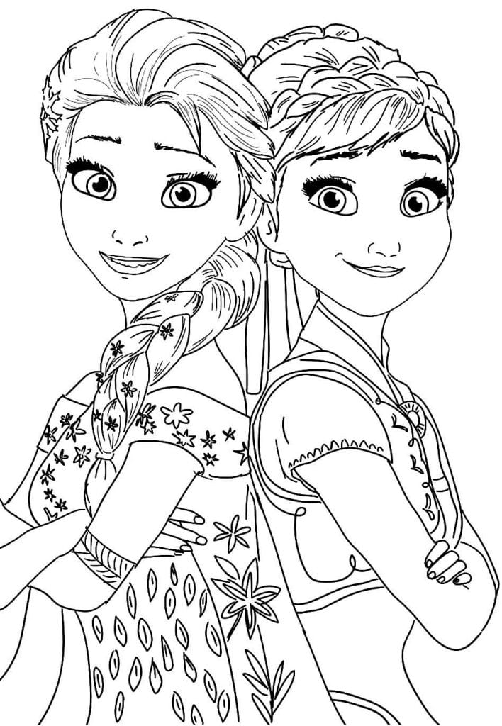 50 Desenhos Da Frozen Para Colorir Como Fazer Em Casa