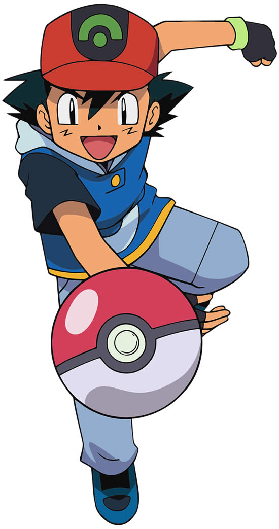 Desenho de Ash - Pokémon