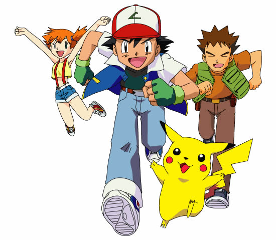 Desenho de Ash e Pikachu - Pokémon