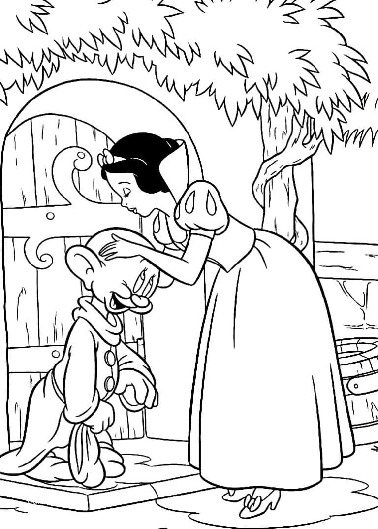 30+ Desenhos da Branca de Neve para colorir - Como fazer em casa