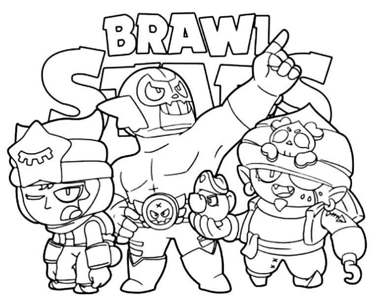 Desenhos Para Colorir De Brawl Stars Como Fazer Em Casa