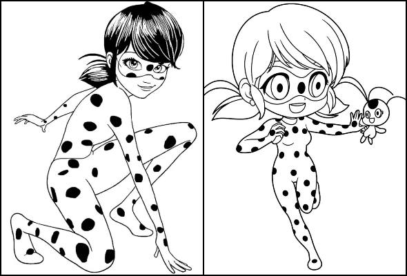 Desenhos de Ladybug para colorir