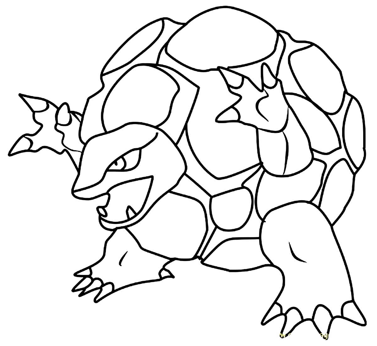 Desenho de Pokémon para pintar