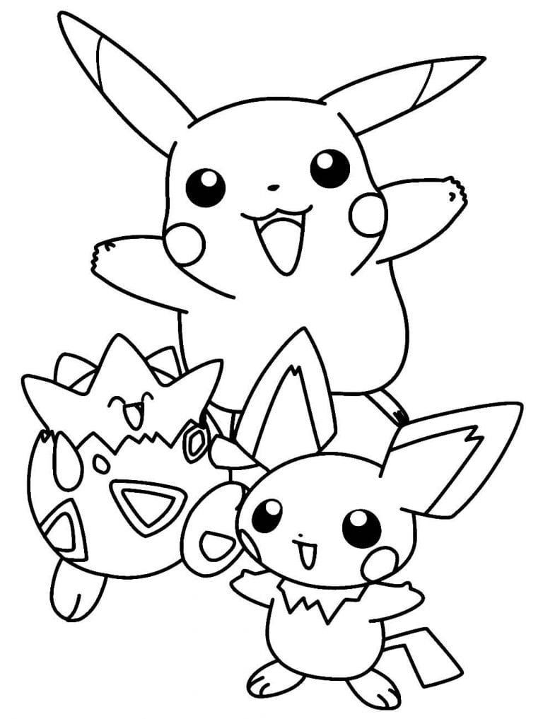 70+ Desenhos para colorir de Pokémon - Como fazer em casa