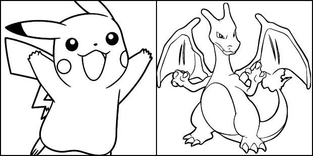 Coisinhas para Crianças: Desenhos do Pokemon para Colorir
