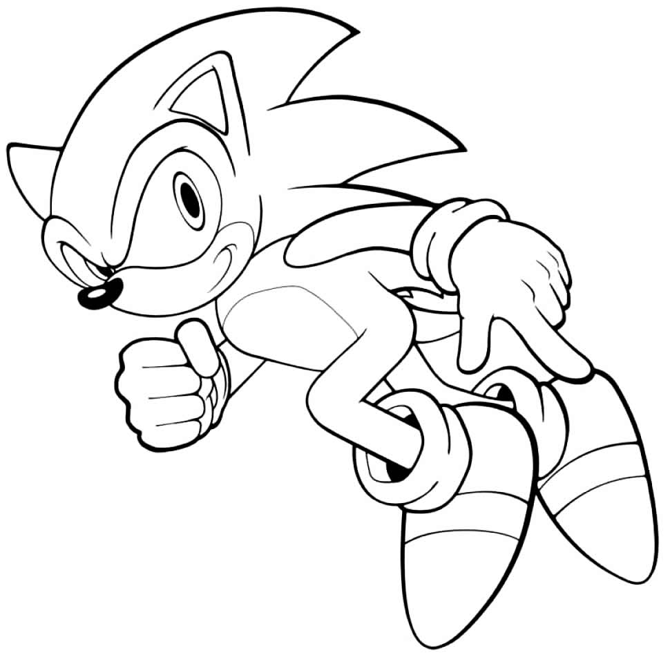 50+ Desenhos de Sonic para colorir - Dicas Práticas