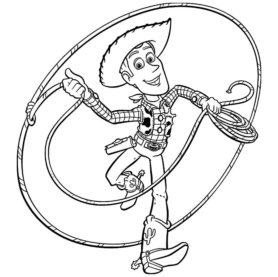 Desenho de Toy Story 4 para colorir