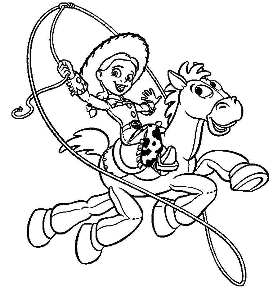 Desenho de Toy Story 4 para colorir