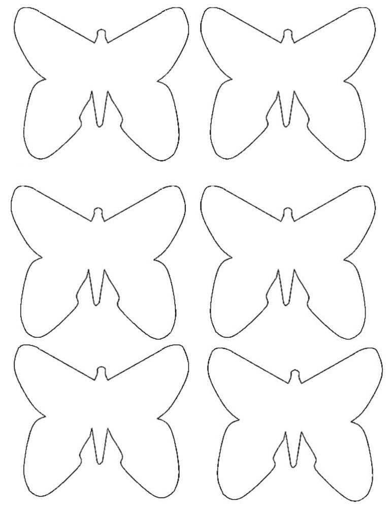 Moldes de Borboletas de Papel para Decoração - Como fazer em casa