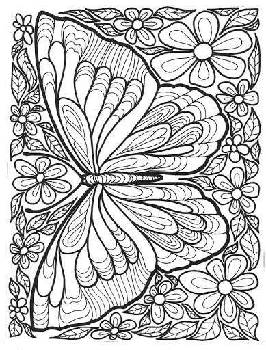 Desenhos de borboletas para colorir