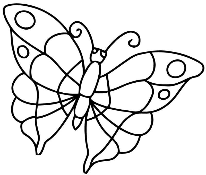 Desenhos de borboletas para colorir