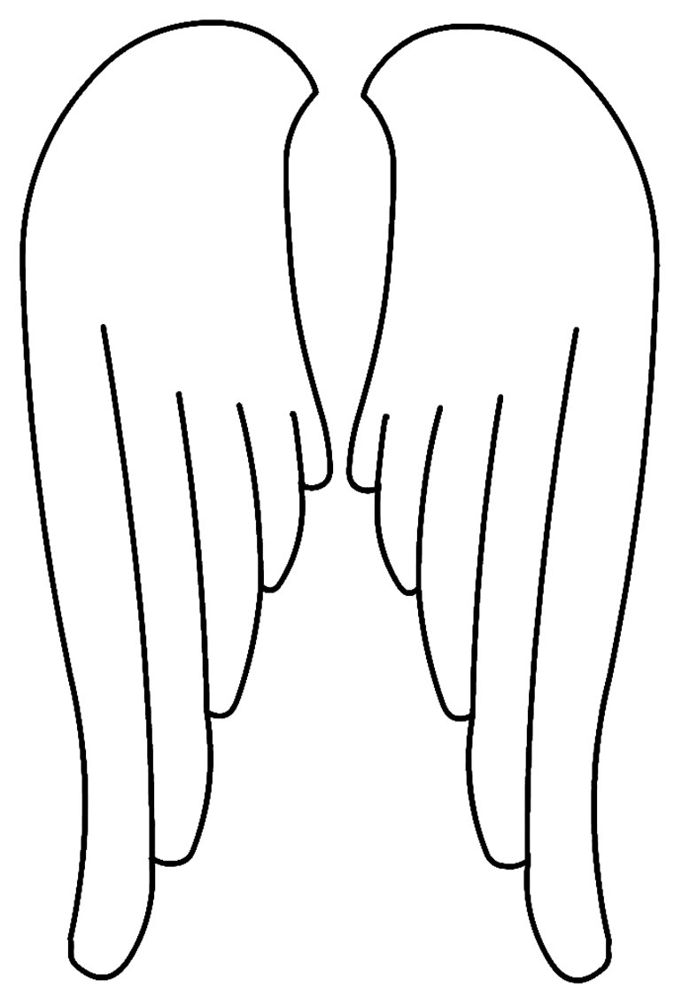 Moldes de asas de anjo