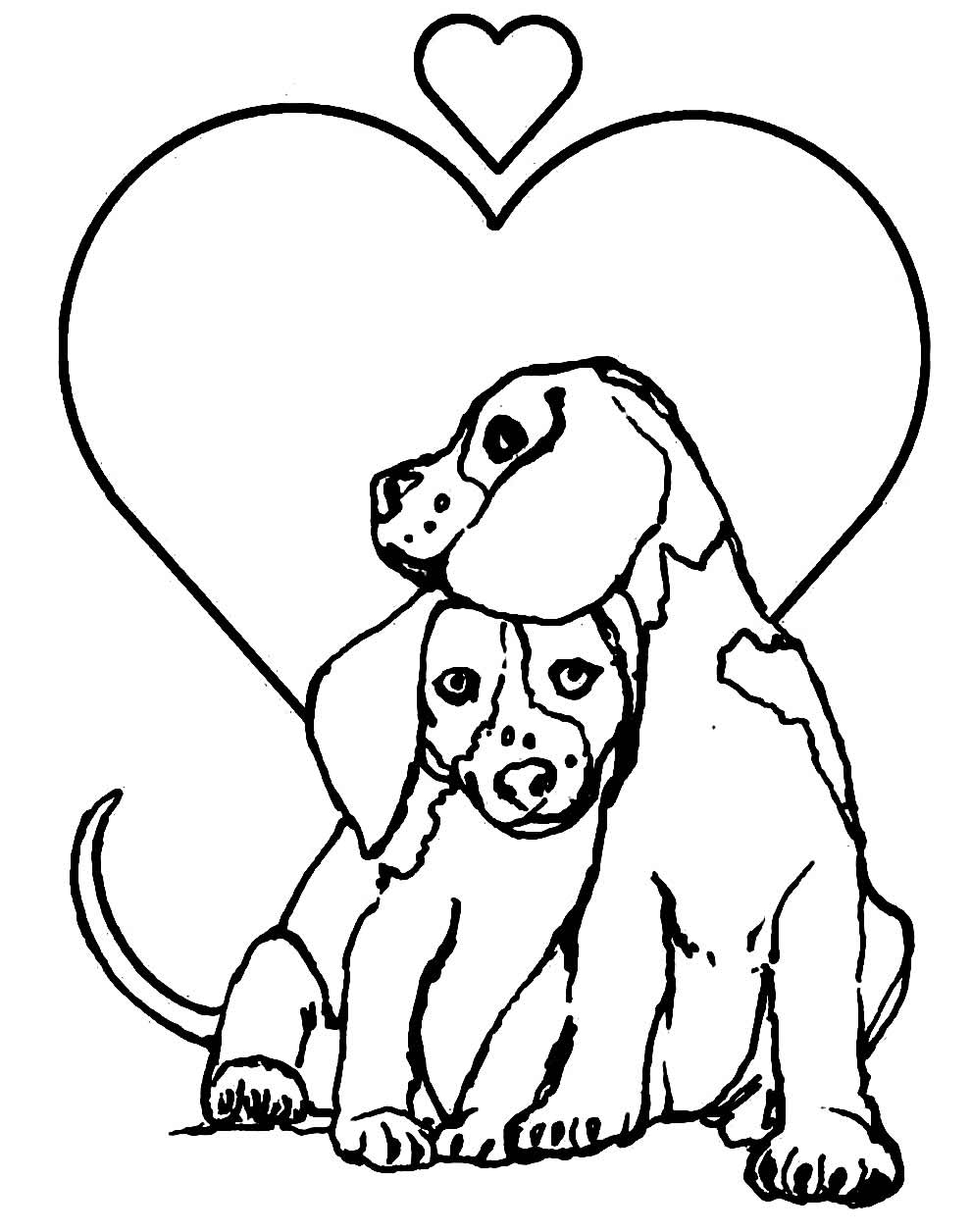 Desenho de cachorrinhos